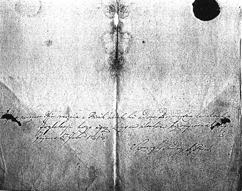 Volosinovszky Gyrgy bizonysglevele 3. (folytats)